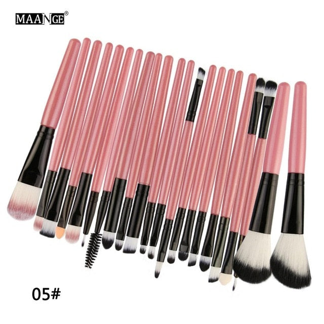 Professional 22 Pcs Rose Golden Make up Brushes Set