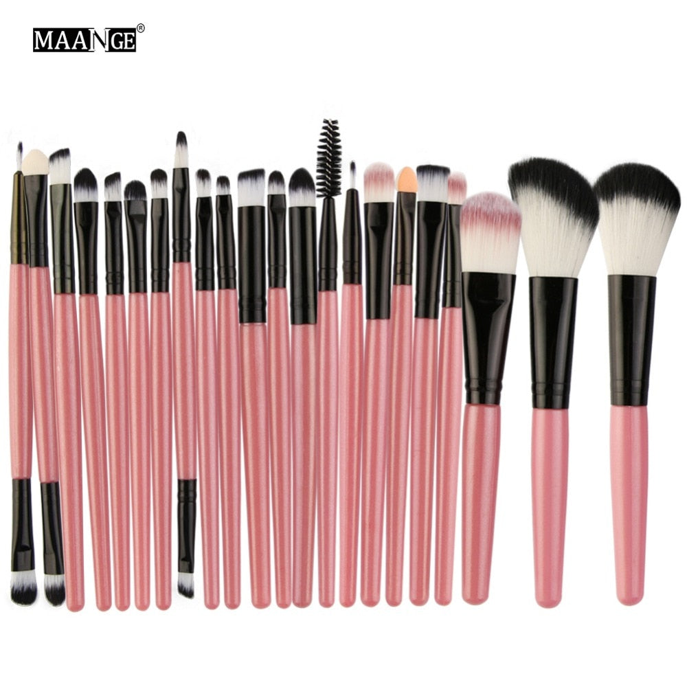 Professional 22 Pcs Rose Golden Make up Brushes Set