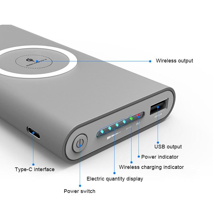Power Bank & Wireless QI Charger